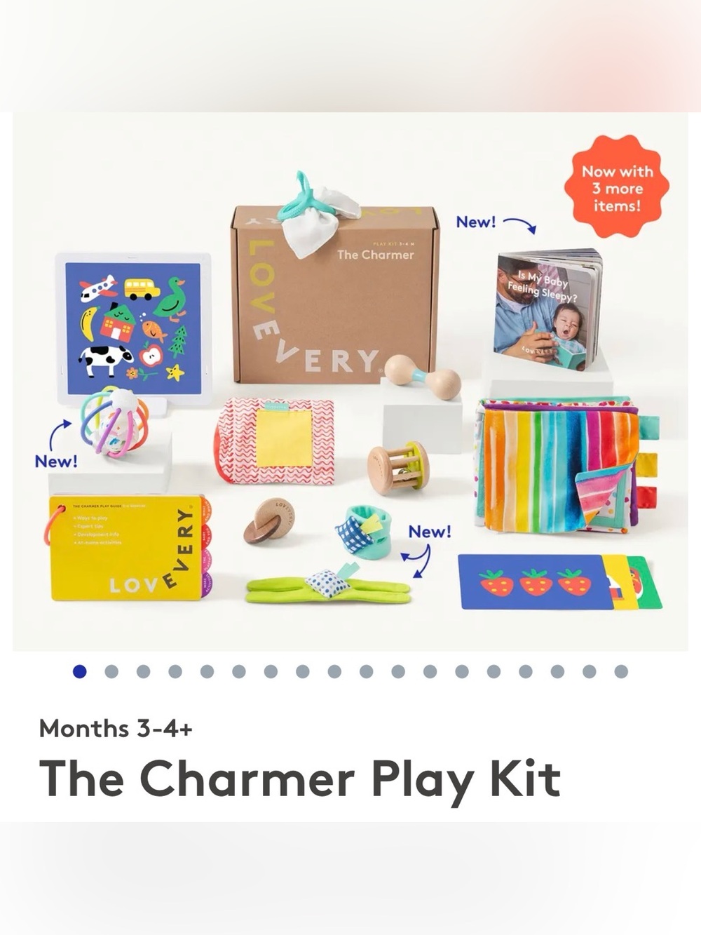 Lovevery The Charmer Play Kit 3-4mo